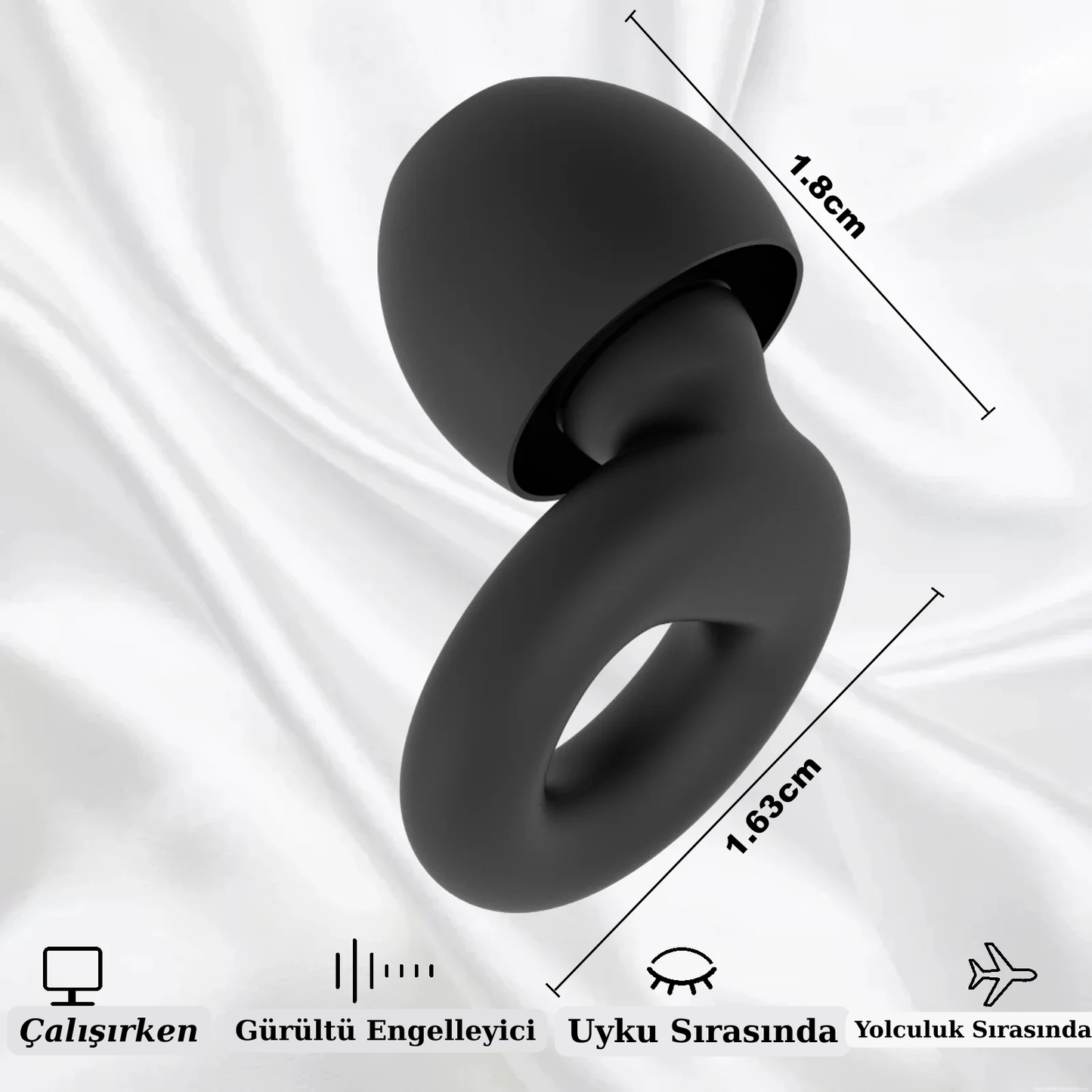 Stillvox Silence Plugs | Premium Aktif Gürültü Engelleyici Kulak Tıkacı